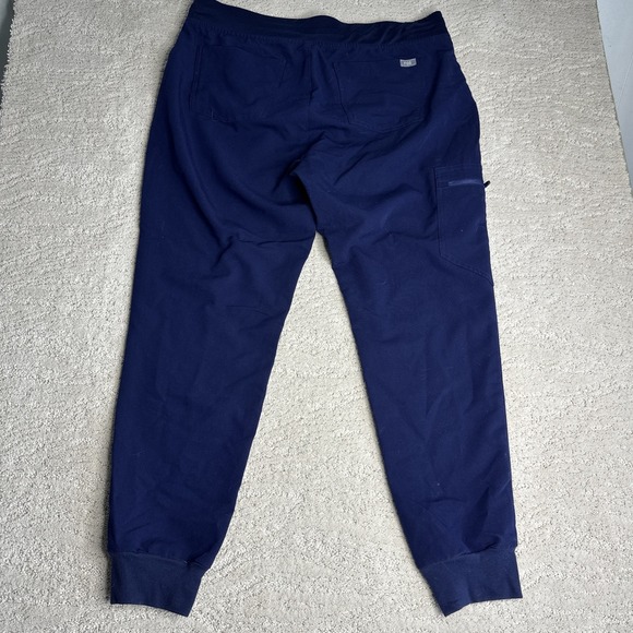 Women's FIGS Large Zamora Jogger Scrub Pants Royal Blue - Picture 4 of 4